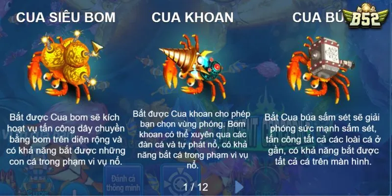Cua khoan giúp người chơi hạ gục được số lượng lớn sinh vật