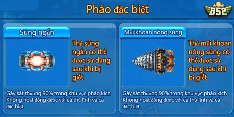 Những loại súng đặc biệt trong Chúa tể đại dương